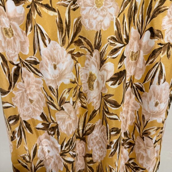 NWT Madewell Angelina Yellow Floral Slip Dress 8 - Picture 6 of 13